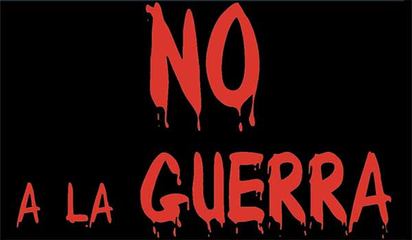 No a la guerra
