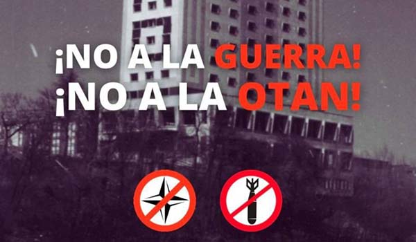 No a la guerra. No a la OTAN