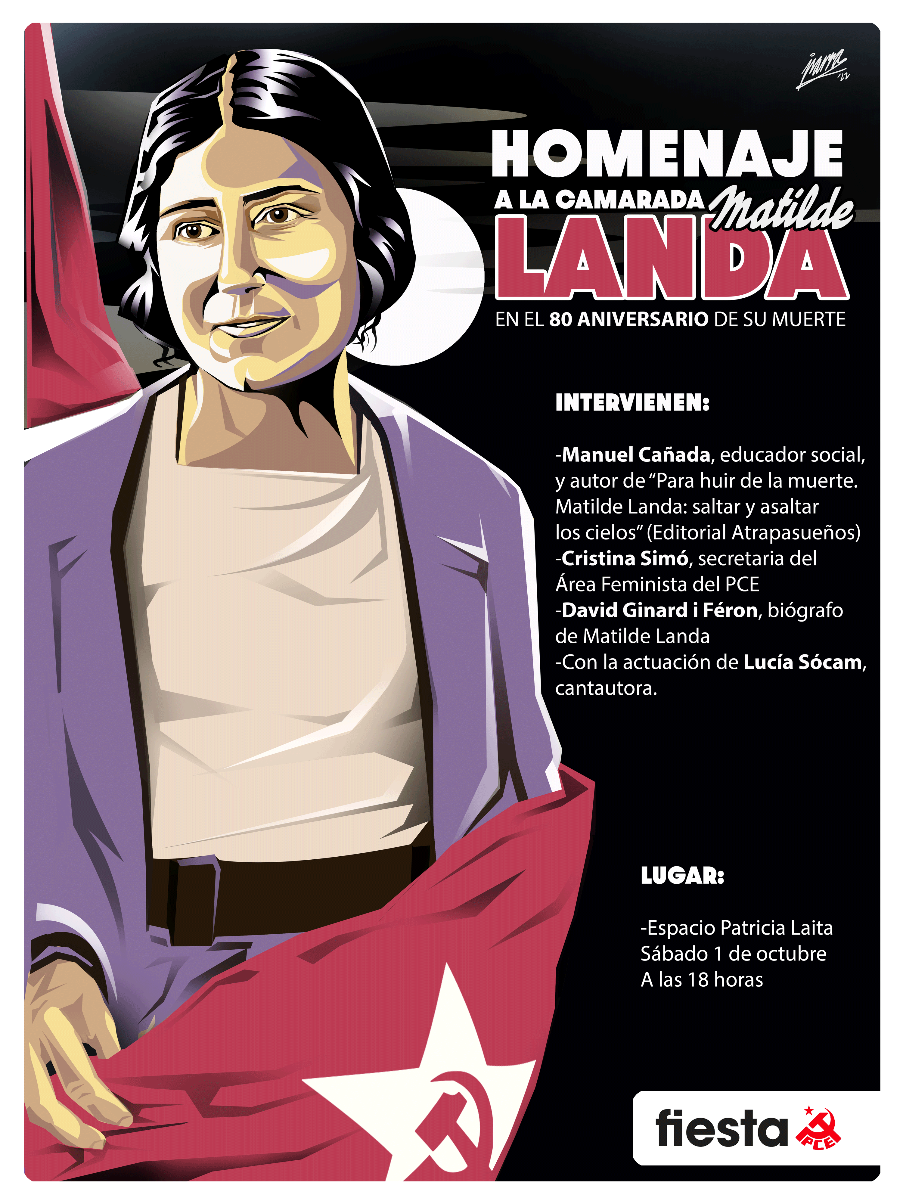 Matilde Landa fiesta PCE