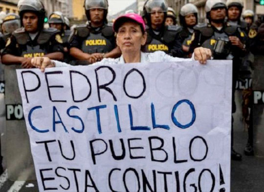 Perú, apoyo a Pedro Castillo