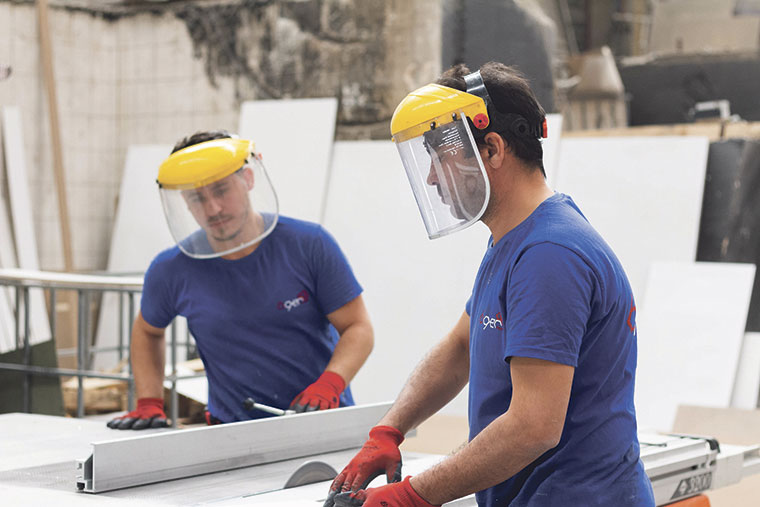 Trabajadores de la industria