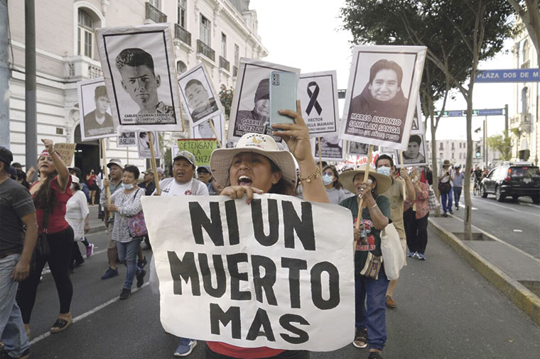 Perú, ni un muerto más