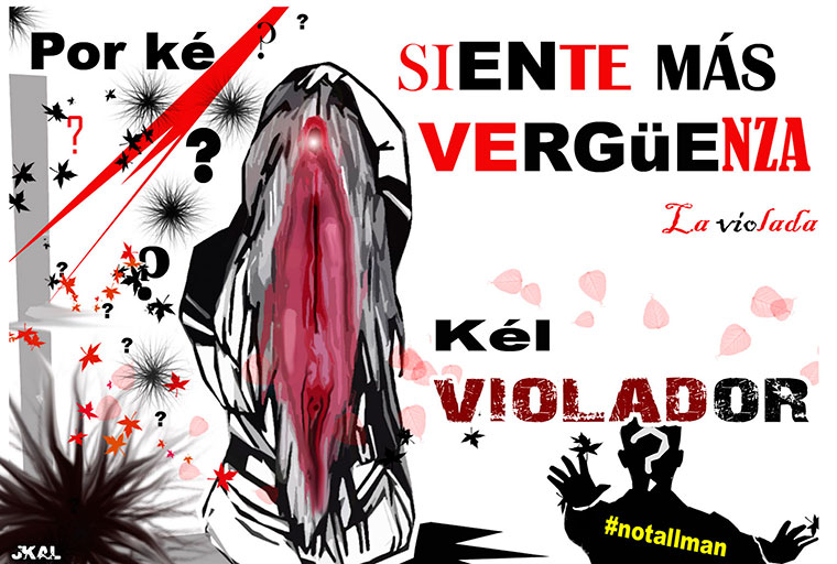 Viñeta de Kalvellido. Por qué siente más vergüenza la violada que el violador