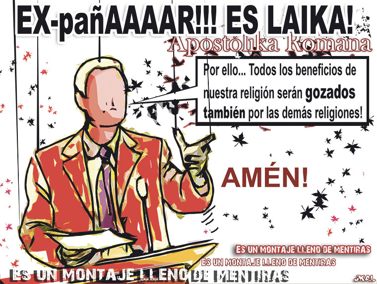 Viñeta Juan Kalvellido - España Laica