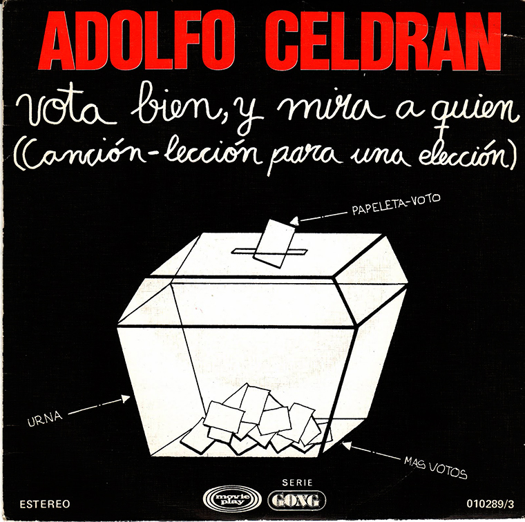 Vota bien. Adolfo Celdran