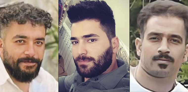 Saeed Yaghubi, Majid Kazemi y Saleh Mir Hashemi fueron ahorcados por manifestarse contra el régimen teocrático