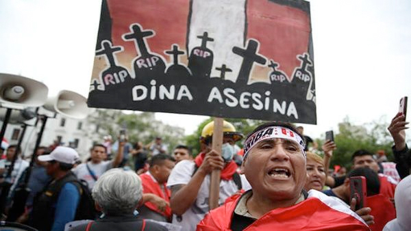 Perú. Marcha contra Dina Boluarte