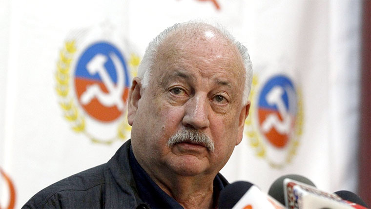 Guillermo Teillier, presidente del Partido Comunista de Chile