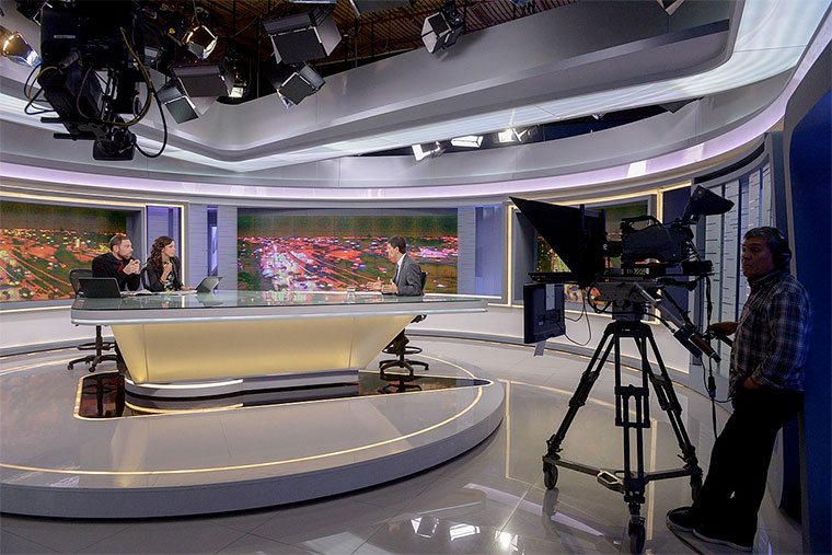 Plató estudio televisión