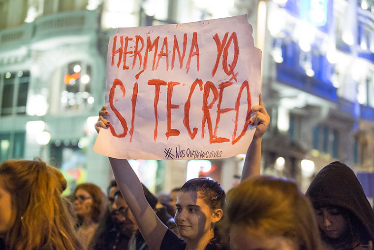 Hermana yo sí te creo. Feminismo.