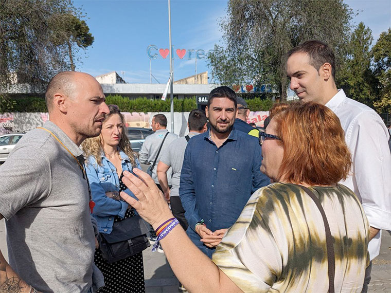 Engracia Rivera e Ismael Sánchez Castillo en el conflicto del Grupo Sevilla Control