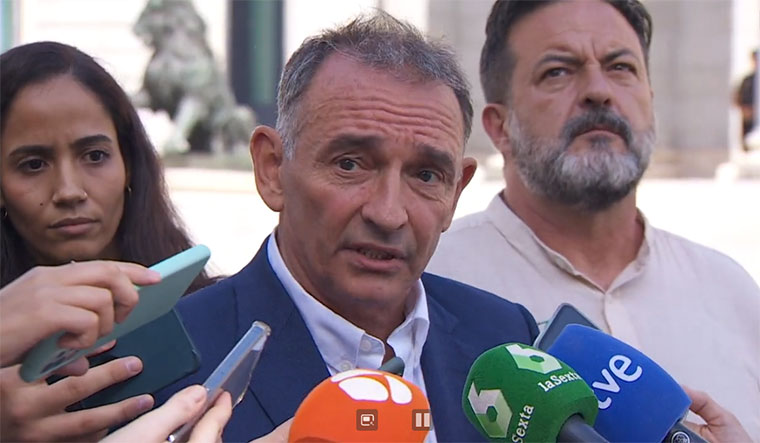 Enrique Santiago declaraciones sobre Palestina