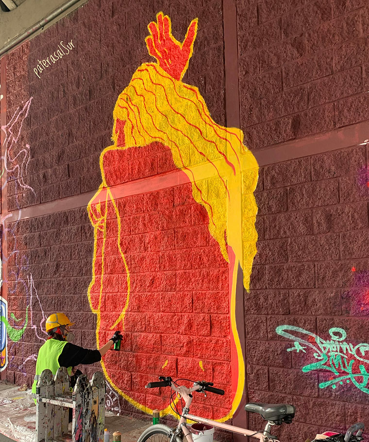 Pintada Abya Yala. Bogotá