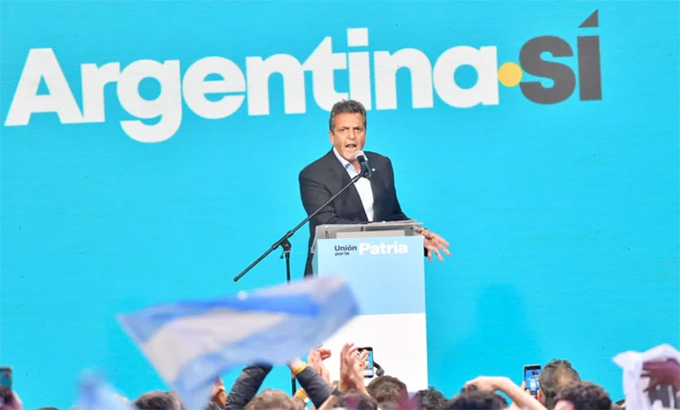 Argentina. Candidata Massa