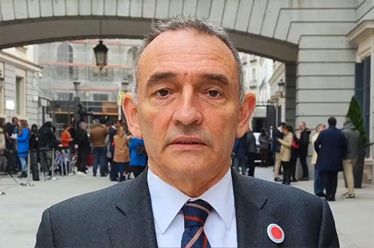 Enrique Santiago. Congreso de los Diputados. Investidura de Pedro Sánchez