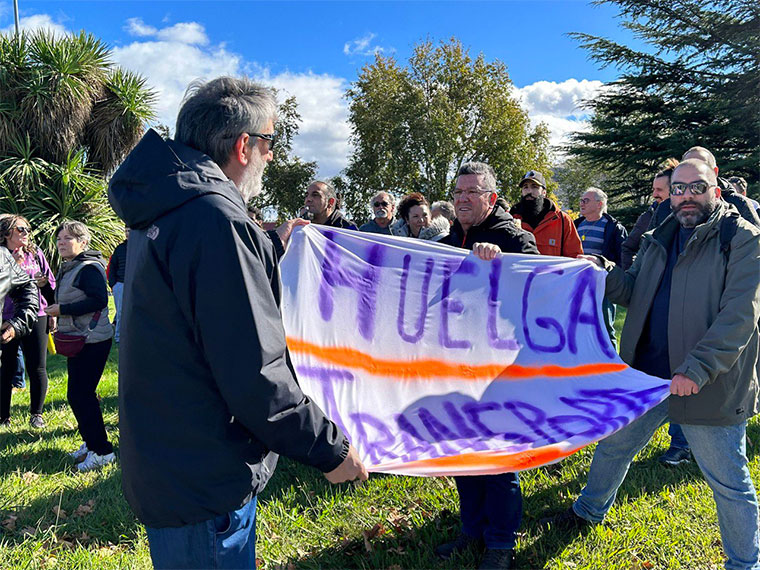 Huelga de transporte en La Rioja