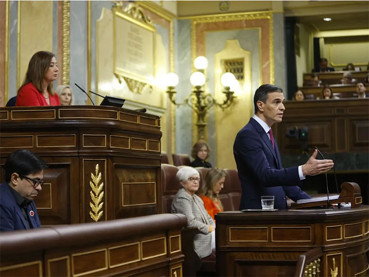 Pedro Sánchez interviene en la sesión de investidura 15 noviembre 2023