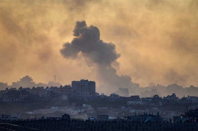 Bombardeos sobre Gaza