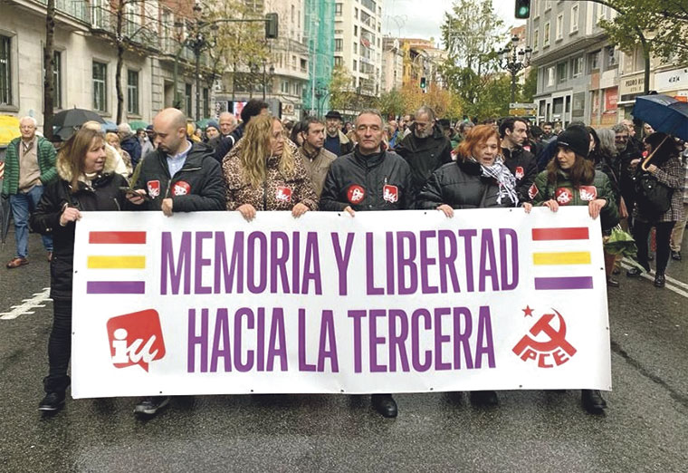 Manifestación el 2 de diciembre en Santander contra la derogación de la ley autonómica de memoria | IU Cantabria