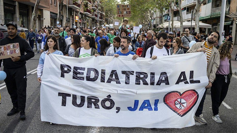 foto: Plataforma Recuperem Pedriatria al Turó