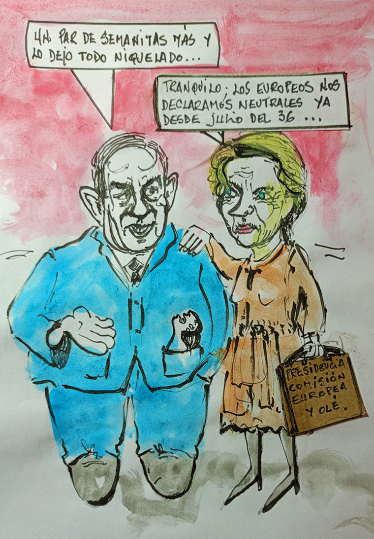 Viñeta de Vicente Ruiz. Neutralidad europea
