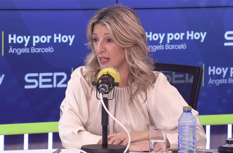 Entrevista en la cadena Ser a Yolanda Díaz