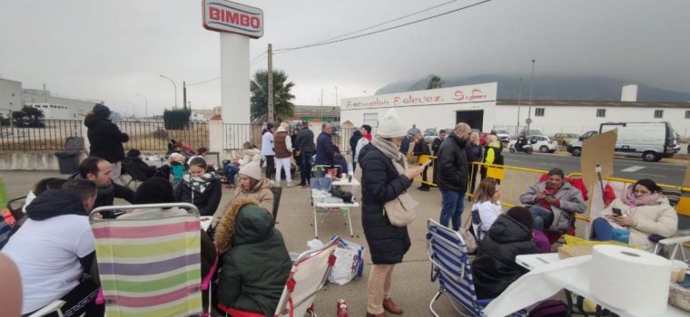 Huelga plantilla de Bimbo en El Verger