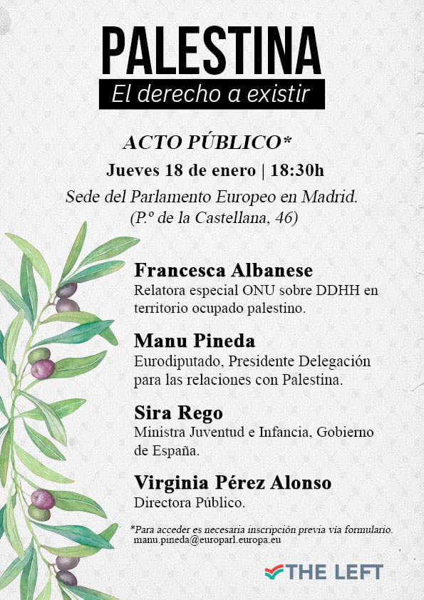 Acto Palestina derecho a existir.