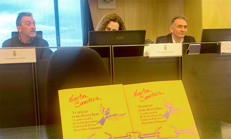 Presentación de Nuestra Bandera. Derechos Humanos