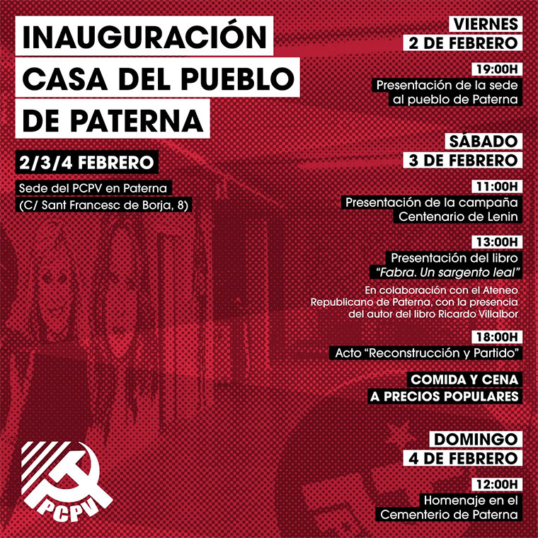 Inauguración sede Paterna
