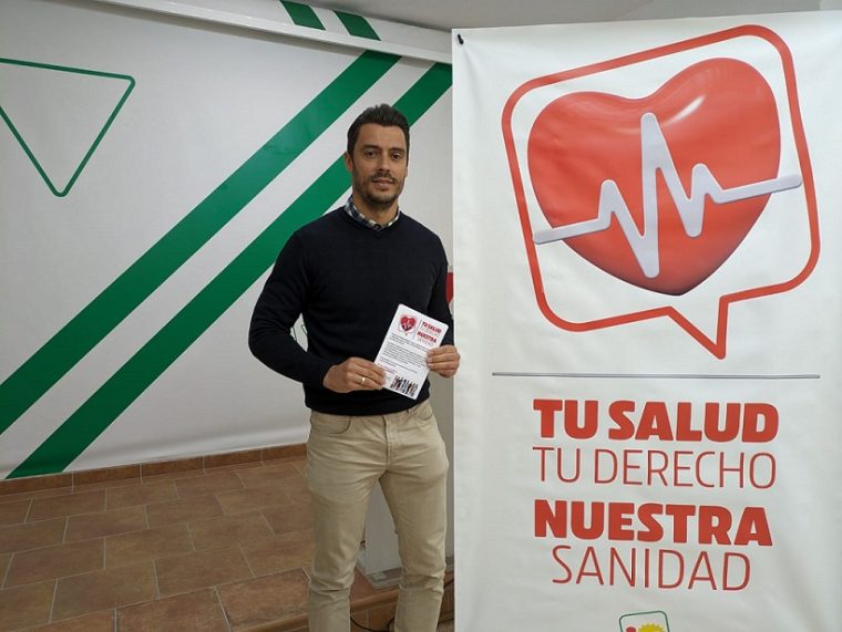 Sanidad pública Andalucía. José Miguel López, secretario político provincial del PCE Málaga