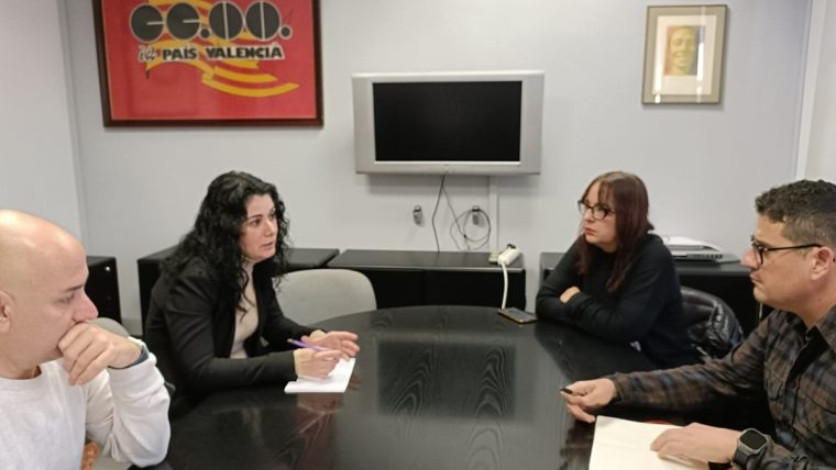 Reunión PCPV CCOO PV