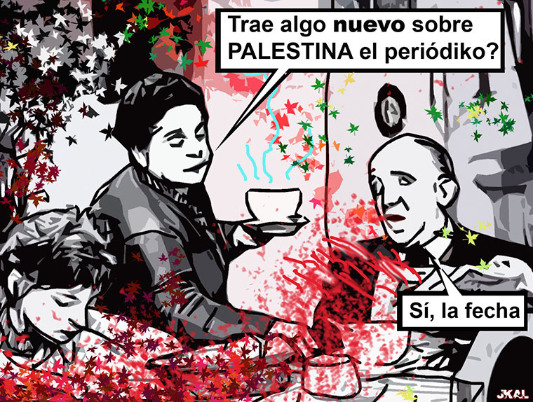 Viñeta de Juan Kalvellido sobre Palestina