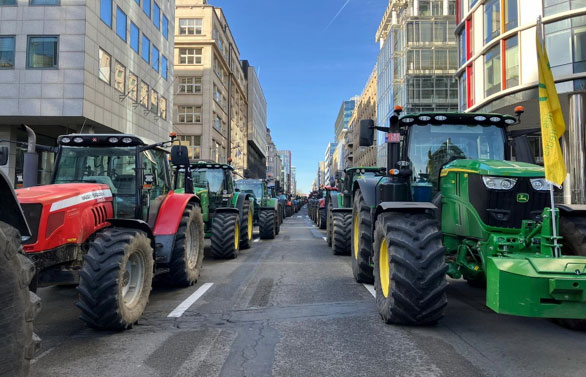 Movilización agricultores Bélgica