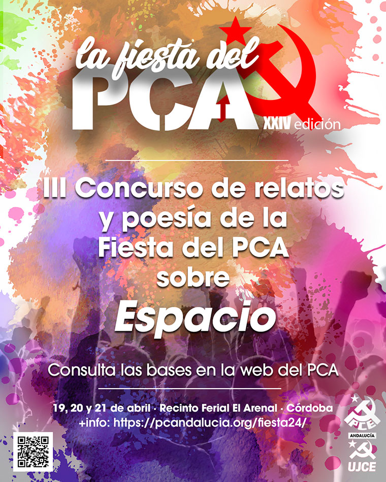 Fiesta PCA 2024. Concurso de relatos y poesía