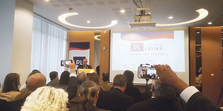 Nueva operación verdad. Luis Enrique González, presidente de la Agencia Prensa Latina
