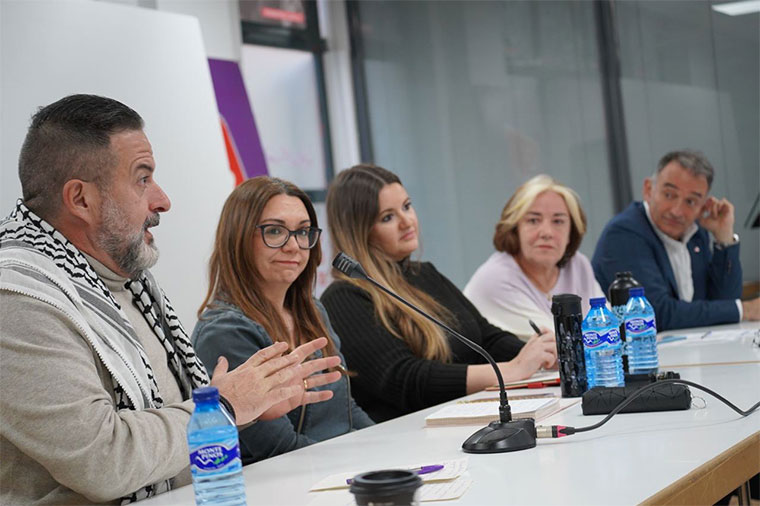 Manu Pineda, acto de solidaridad en Rivas