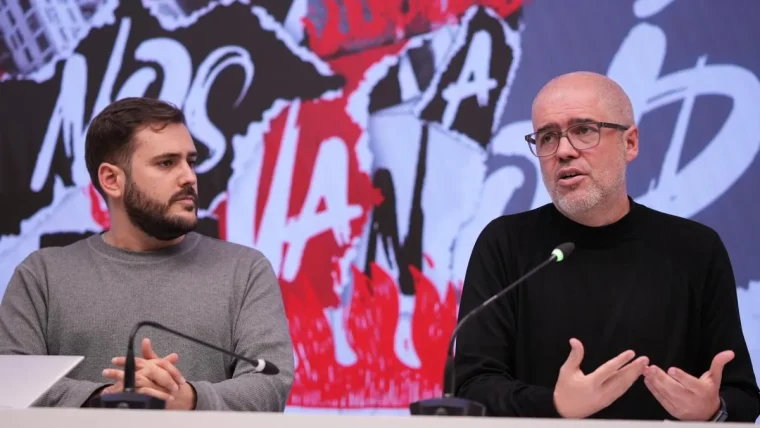 Rueda de prensa de presentación del documento "Nos van a oír" (CCOO)