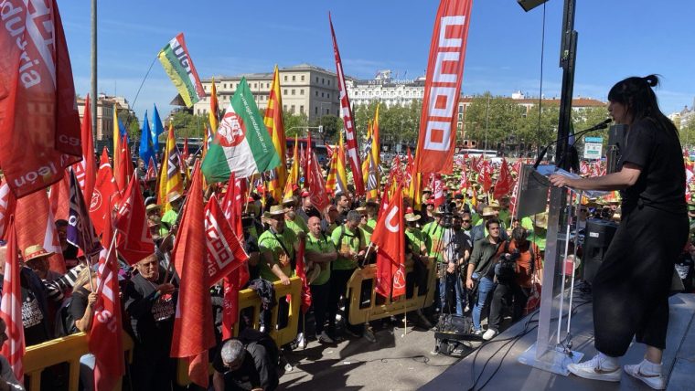 Manifestación del campo