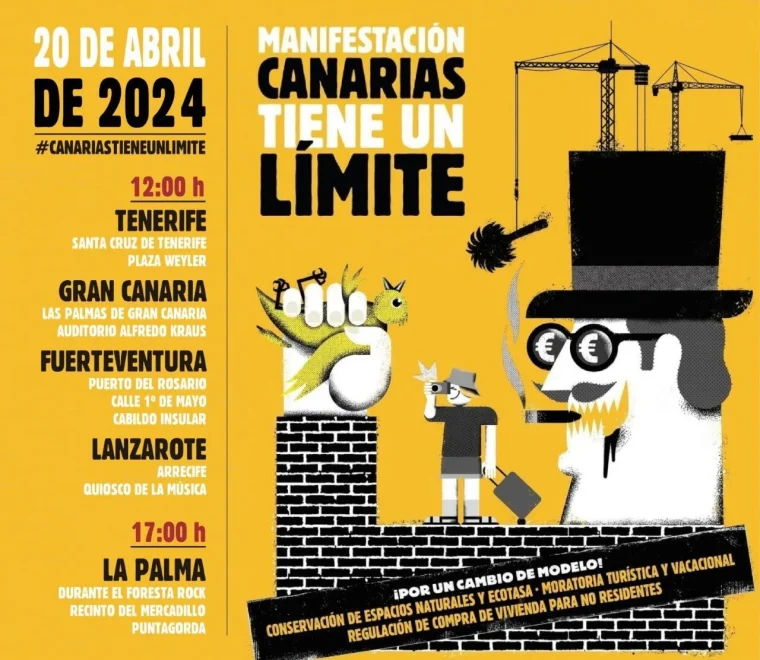 Manifestación Canarias tiene un límite