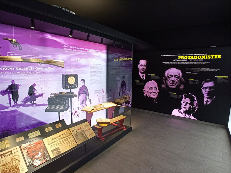 Centro de Interpretación Memorialista construido en l´escoleta.