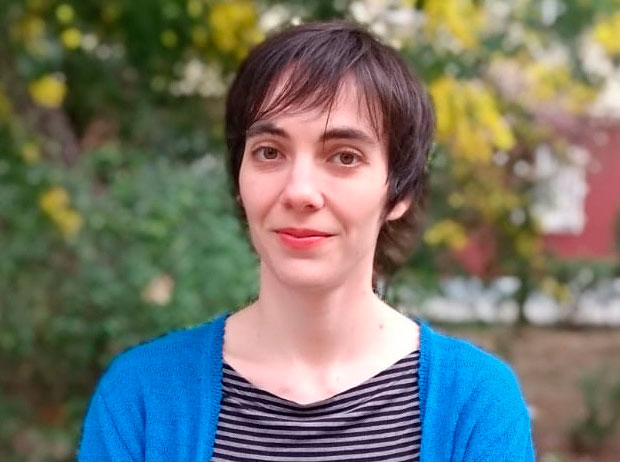 Noemí de Haro. Comisaria de la exposición de Estampa Popular Sur