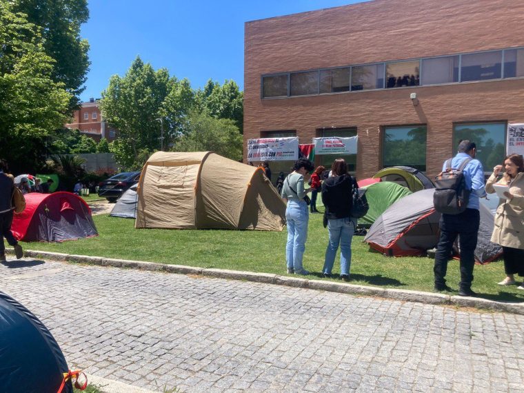 Acampada Palestina Madrid