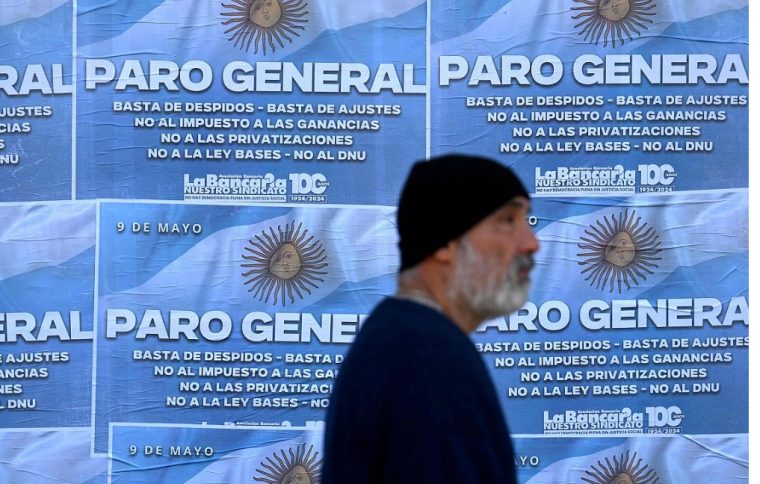 Paro general en Argentina