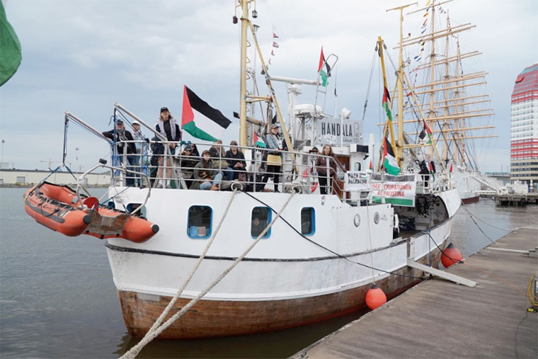 Barco Handala. Flotilla de la Libertad Rumbo a Gaza