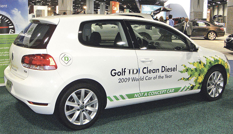 Vehículo con la frase diesel limpio (2010). VolksWagen se vería envuelta más tarde en un escandalo sobre emisiones | Mariordo / CC BY-SA 3.0
