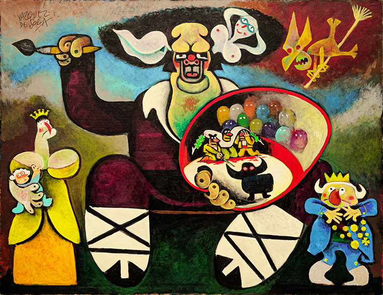 Etopeya de Goya. Andrés Vázquez de Sola (1995). Óleo sobre tela; 114 x 146 cm | Imagen: Lucía Rodríguez Vicario