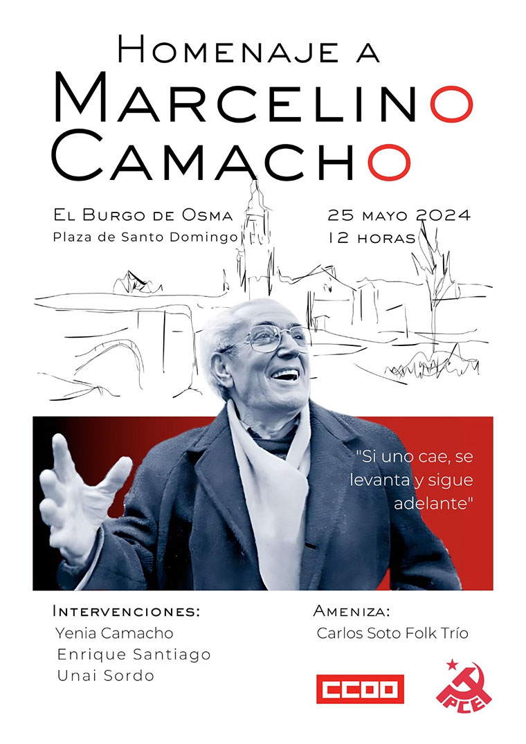 Homenaje a Marcelino Camacho en el Burgo de Osma