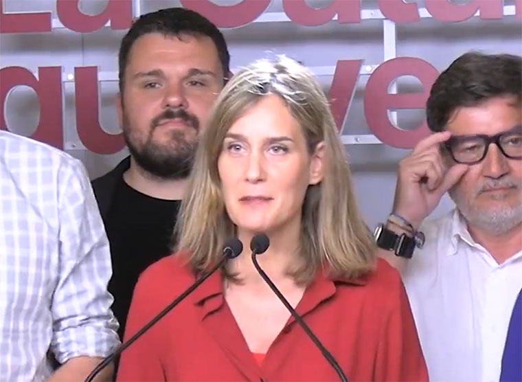 Jessica Albiach, elecciones 12 de mayo Catalunya