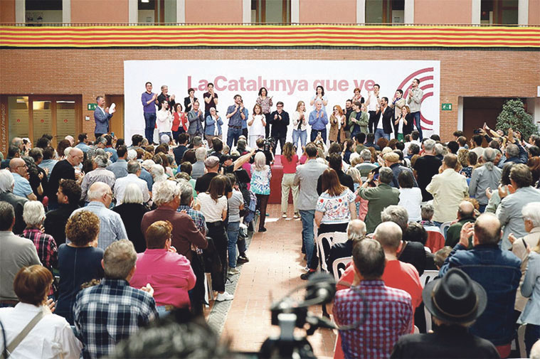 Mitin de Comuns-Sumar en las elecciones del 12M | Foto: SUMAR